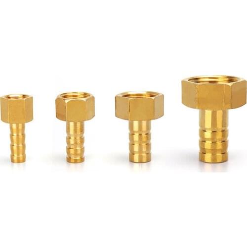 Tower type Brass Hose Fitting 4mm-19mm Barb Tail 1/8" 1/4" 1/2" 3/8" BSP Female Thread Copper Connector Joint Coupler Adapter