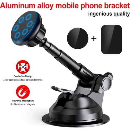 Magnetic Car Phone Holder for Car Windshield Dashboard Mount with Adjustable Cradle Universal Phone Holder for iPhone X 7 8 Plus