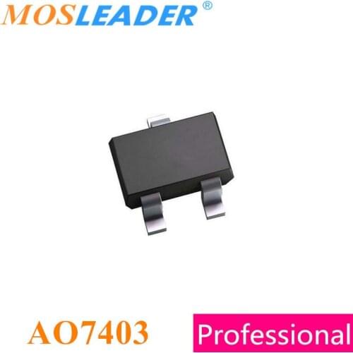 Mosleader AO7403 SOT323 500PCS 3000PCS SC-70 P-Channel -20V -0.7A Made in China High quiality