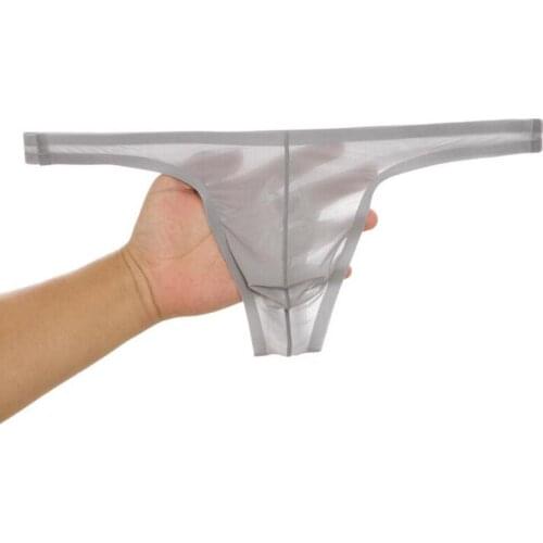 Mans underwear gay men underpants jockstrap tanga hombre seamless string homme translucent mens sexy underpants mens thong