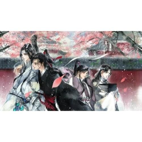 Mo Dao Zu Shi DIY 11CT Embroidery Kits Craft Needlework Set Cotton Thread Printed Canvas Home Decoration Dropshipping On Sale