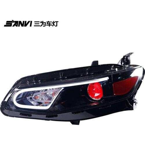SANVI New Car Headlight Assembly For Chevrolet Malibu 2016-2018 with Hella lens HID Bulb Source Auto Aftermarket Light Upgrading