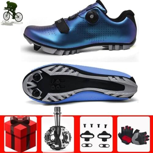 Self-Locking Men Cycling Shoes Breathable Mtb Mountain Bike Bicycle Racing Triathlon Sports Sapatilha Ciclismo Sneakers Women