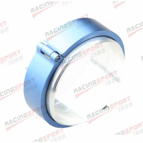 Universal Aluminum 3.5" Turbo Clamshell Clamps Clamp Blue