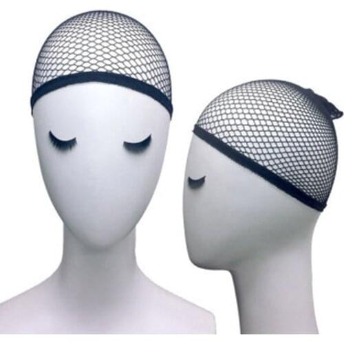 High Quality Hairnets Women Men Mesh Weaving Black Wig Hair Net Making Caps, Weaving Wig Cap & Hairnets