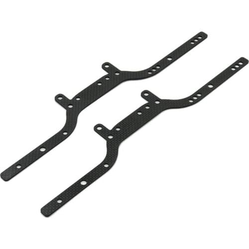 For MN D90 D91 D96 D99 MN90 NM99S 1/12 RC Car Upgrade Parts Carbon Fiber Girder Side Frame Chassis Beam Accessories