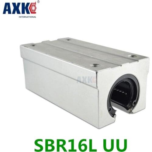 1pcs Sbr16luu Aluminum Block 16mm Linear Motion Ball Bearing Slide Block Match Use Sbr16 16mm Linear Guide Rail