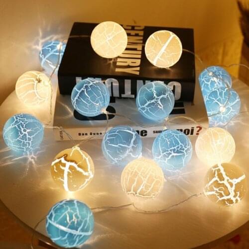 10/20leds Ball String Lights Battery Operated Colorful Garland Fairy Lights for Home Wedding Christmas Party Outdoor Decors