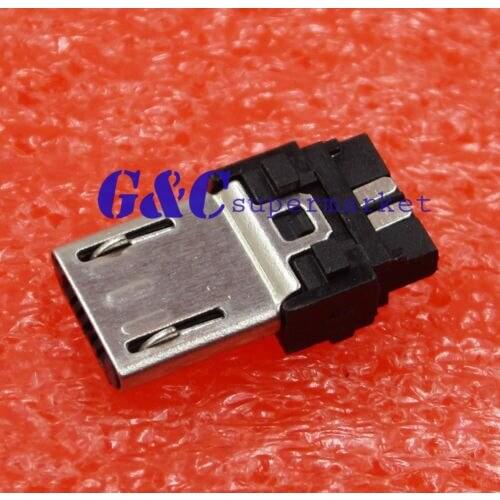 10Pcs Micro USB 5pin B Type male Jack Socket Connector for Phone