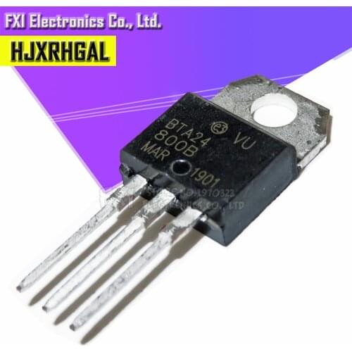 100PCS BTA24-800B BTA24-800 TO-220 TO220 BTA24