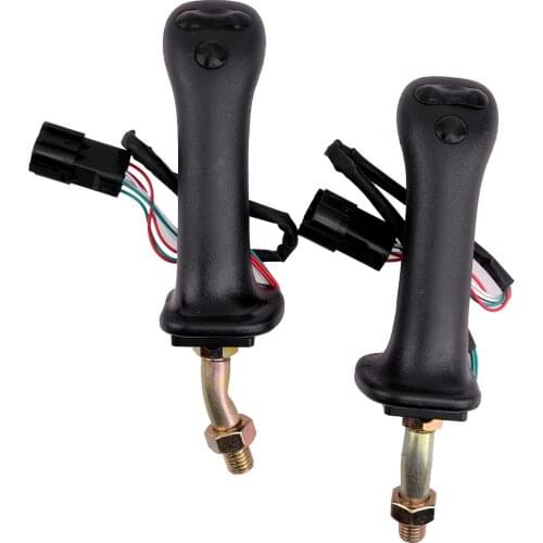 2Pcs Car Left & Right 3 Buttons Excavator Joystick Handle Accessories Fit For Doosan DH DX150 215 225 300 370-9C