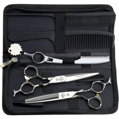 6" professional hair scissors hairdressing thinning barber scissors japan hairdresser razor hot shears sissors salon hairstylist