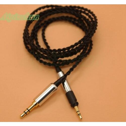 Aipinchun 3.5mm to 2.5mm Headset Audio Cable Silver-Plated 6N OCC Wire Cord For Headphone HD598 HD595 HD558 HD518 HD579 HD599