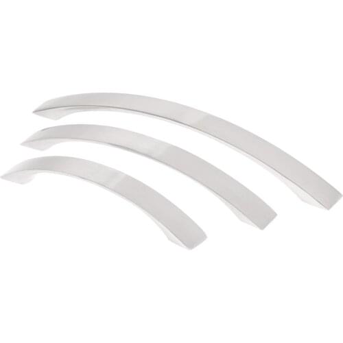 Aluminum Alloy Furniture Handle Kitchen Wardrobe Cupboard Pull Handle Cabinet Knobs and Handles 96/128/160mm Door Handles