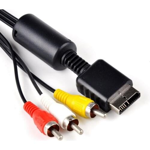 6 feet 1.8M Audio Cable to RCA For sony PlayStation for PS / for PS2 / for PS3 Video AV