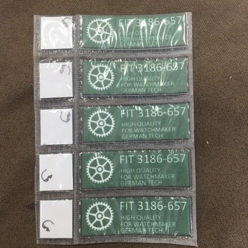 Free Shipping 1pc Generic Jumping Hour Click 3186-657 for RLX Caliber 3186 GMT Movement