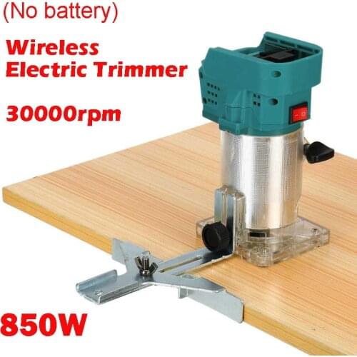Brushless Lithium Battery Trimming Machine Rechargeable Multifunctional Wood Board Slotting Tool Digging Engraving Machine