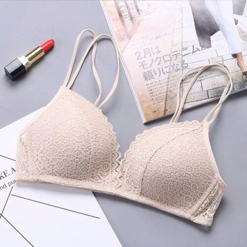 Fashion Sexy Bra Womens Push up Lace Underwear Thin Breathable Bra Sexy Underwear Free Wire Girls Tops New Hot Sales