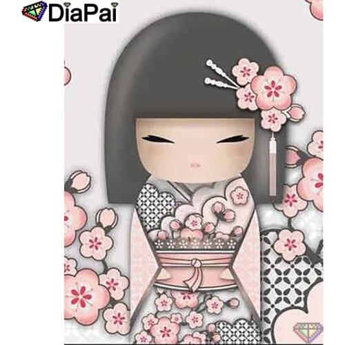 DIAPAI 5D DIY Diamond Painting 100% Full Square/Round Drill "Cartoon girl" Diamond Embroidery Cross Stitch 3D Decor A22444