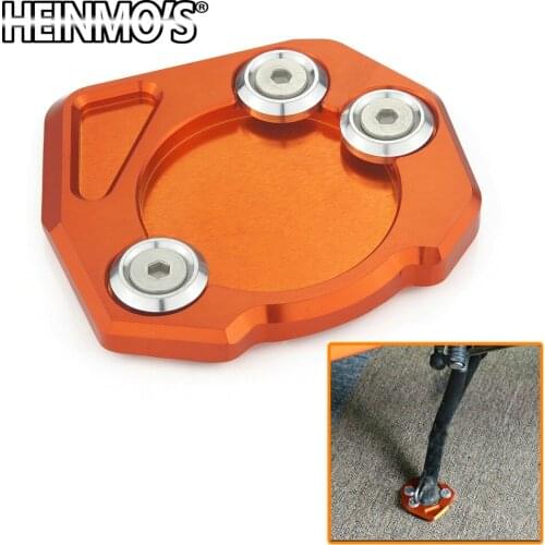 For KTM DUKE 125 200 2011-2018 DUKE 250 390 RC 125 200 250 390 ADVENTURE 990 1190 Motorbike Kickstand Extension Plate Protection