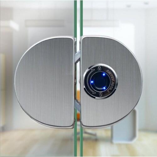 304 Stainless Steel Fingerprint office home Glass Gate Door Lock Biometric Bluetooth Fingerprint Lock