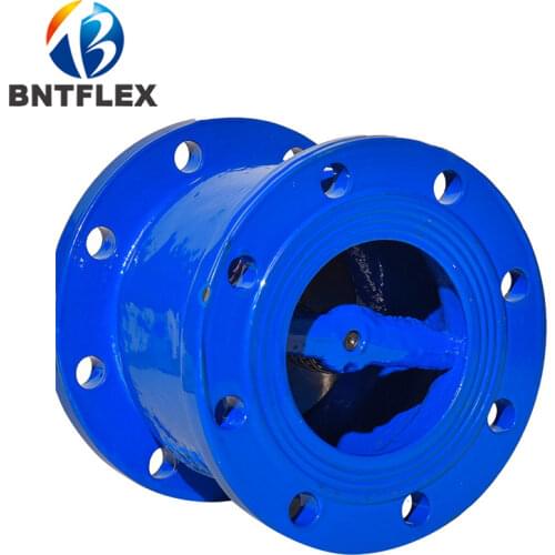 DN50-DN250 HC41X flange silencer reverse check valve water pipe flue horizontal one-way valve