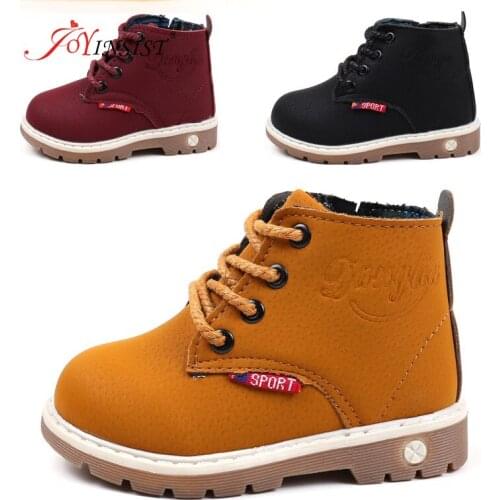 JOYINSIST Leather Boots For Girls