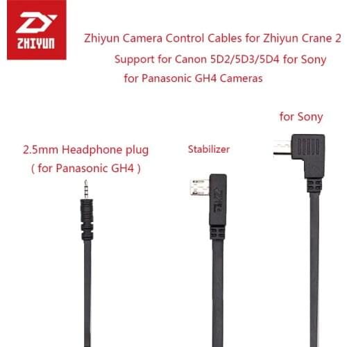 Zhiyun Camera Gimbal Control Cable Micro USB to CTIA Cable ZW-CTIA-002 for Panasonic GH4 Camera Accesorios
