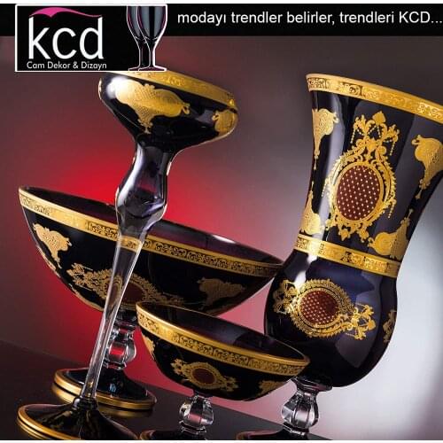 Kcd 6 Pieces Hall Set Console Set Coral Smoked