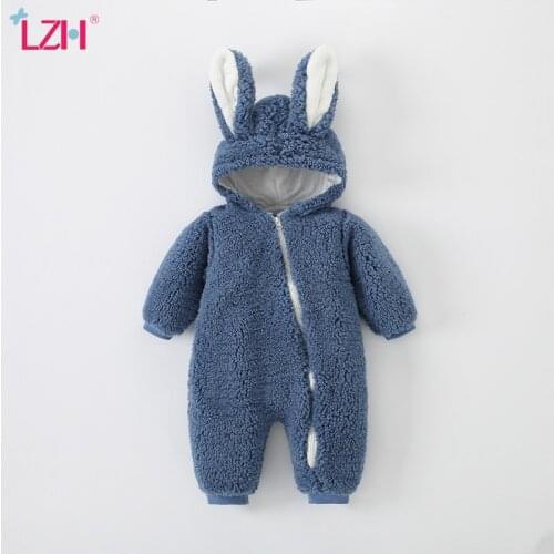 LZH Autumn Clothes For Newborns Boys Romper 2021 Overalls And Overalls For Babies Winter Jumpsuit Kids Clothes Girls Bodysuit