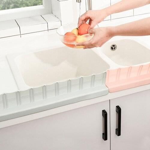 Repeatable Home Kitchen Garden Tool Supplies Suction Cup Sink Flap Water Barrier High Quality Oil-proof Splashproof Baffle