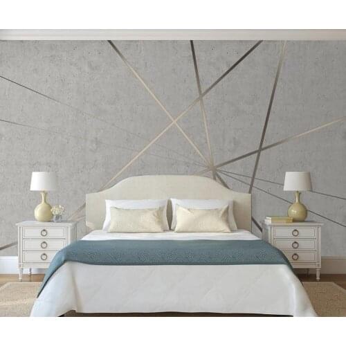 Bacal custom 3D wallpaper mural simple creative geometric concrete industrial background wall decoration mural wallpaper