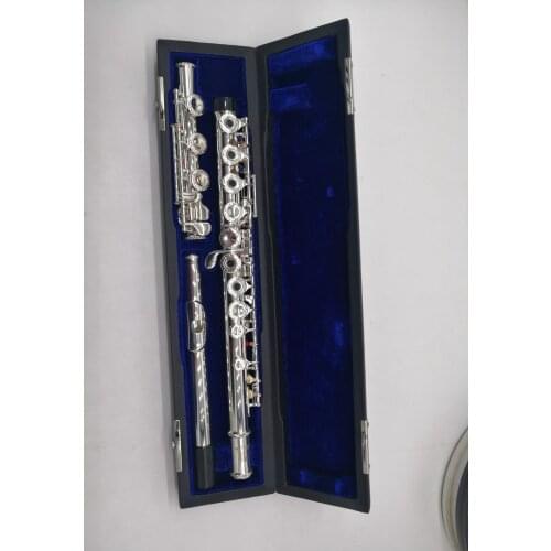 2020 New custom made logo Silver Flute Carved Floral Designs Flutes