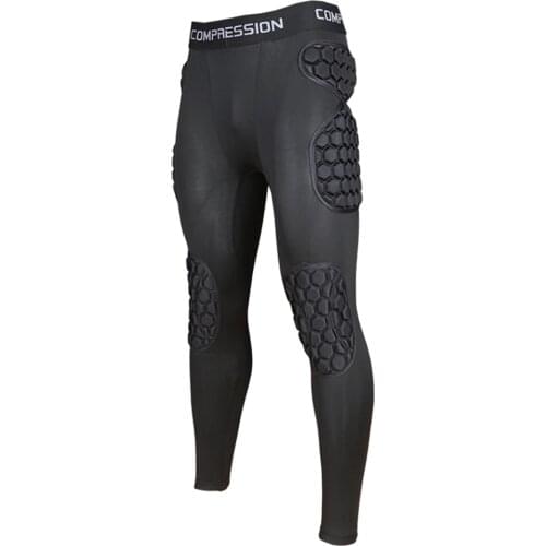 New Football Soccer Goalkeeper Training Pants Goalie Jerseys Kit Clothing Knee Elbow Padded All-round Alveolate Protector Gear