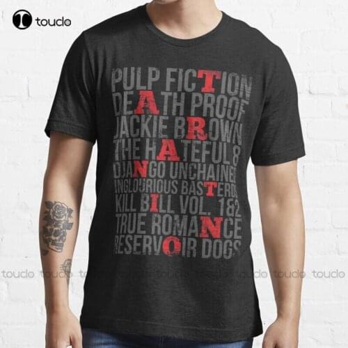 New Quentin Tarantino Movies Vintage Grunge Style Pulp Fiction T-Shirt Cotton Tee Shirt school shirts for girls Unisex