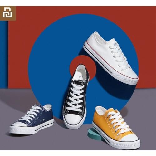 Shoes YouPin Warrior shoes Classic low top canvas Warrior shoes High cost performance Mens and womens shoes rubber sole