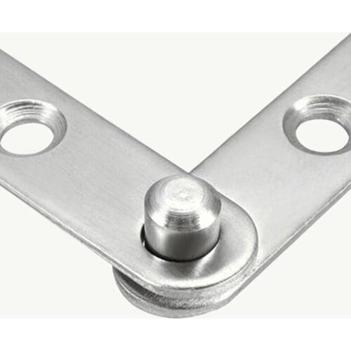 Rotating Hinge Pivot Door Household Door Accessories Hinge Stainless Steel Hardware Cabinet Side Shaft Turning Window Hinge