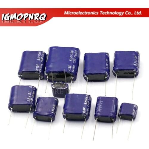 Super capacitor farad capacitor combination type 5.5V 0.5F/1F/2F/3.5F/4F/5F/7.5F/10F/15F
