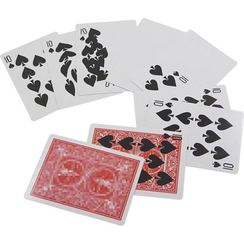 Presto Printo Fast Card Super Printing Card Close Up Magic Trick Street Prop Poker Card Illusions Gimmick Comedy Toys for Kids