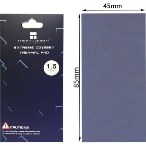 Thermalright Extreme Odyssey Thermal Pad 12.5W/mK use for GPU/RAM/Motherborad/SSD Non-conductive Silicone grease pad 85x45mm