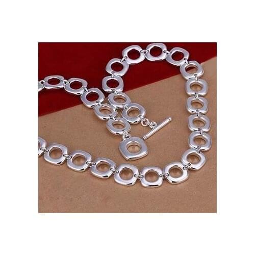 XLN033 Wholesale Charm Christmas Gifts Pendants Necklaces For Women Fashion Jewelry Square Necklace /acsaitza