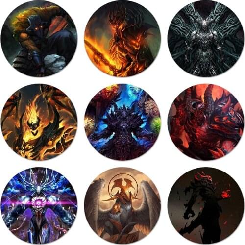 Shadow Fiend Dota 2 Icons Pins Badge Decoration Brooches Metal Badges For Backpack Decoration 58mm