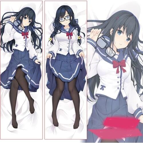 1pcs Anime Oresuki: Are you the only one who loves me? Sanshokuin Sumire Two-sided Printed Body Pillow Case Cover Cosplay Decor