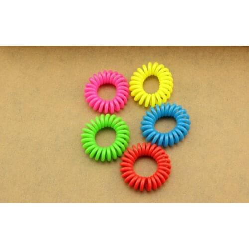 10pcs/lot 33mm Child Telephone Cord Elastic Ponytail Holders Hair Ring Accessories Girl Women Rubber Bands Tie Gum