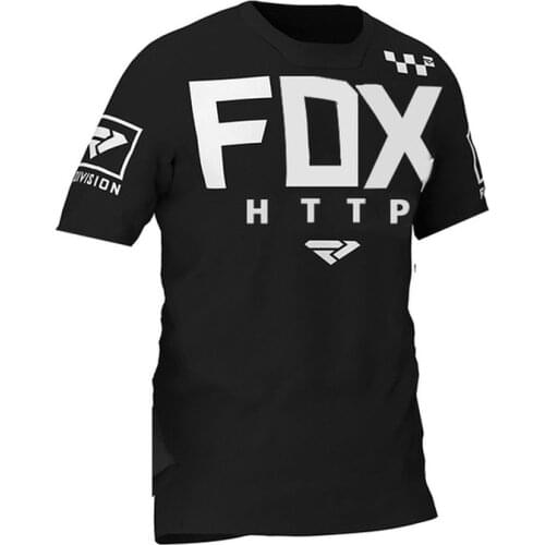 2021 HTTP Fox Motorcycle Mountain Bike Team Downhill Jersey MTB Offroad MX Bicycle Locomotive Shirt Cross Country Mountain Bike