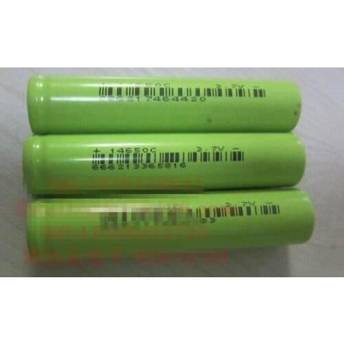 6PCS Lithium battery LIR14650 1000MAH 3.7V rechargeable lithium battery flat head 7 / 5AA