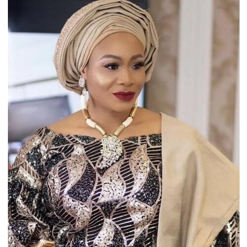 African Sequin Fabric French Tulle Mesh Lace Fabric, Used As Bridal Material 2021 High Quality Nigeria Lace Fabric R3975