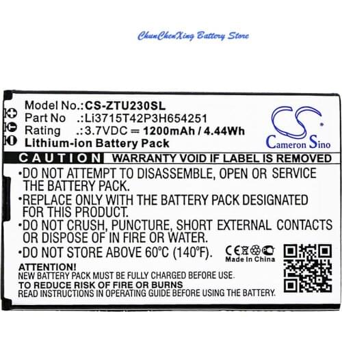 Cameron Sino 1200mAh Battery for Verizon FiveSpot, Global Ready 3G, Wireless Modem