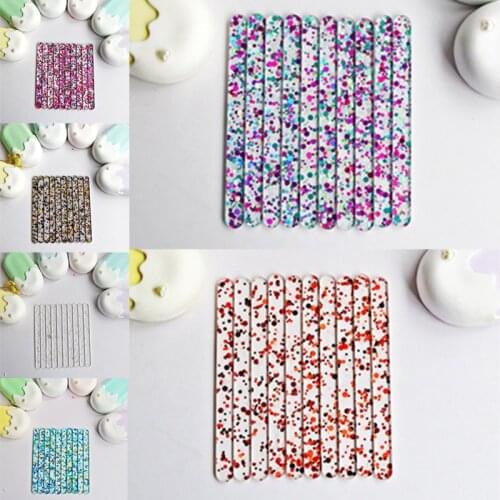 Acrylic Ice Cream Stick Ice Cream Cake Decorations for Birthday Party DIY Dessert Homemade Tools