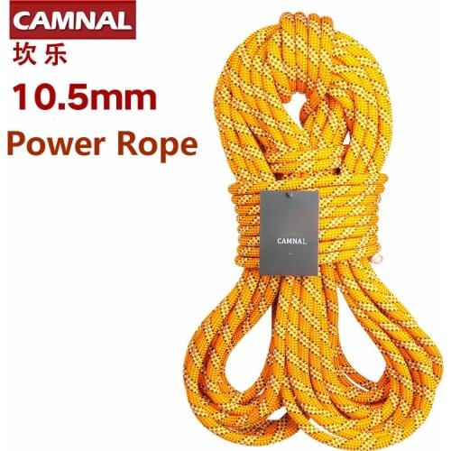 CAMNAL Professional hiking camping power rope outdoor climbing rope rappelling rope climbing rope Spider-man insurance 10.5mm